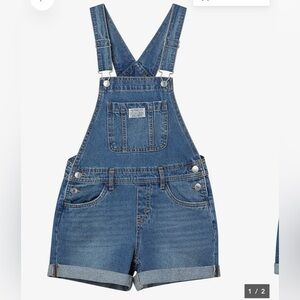 Levi's Blue Denim Overalls